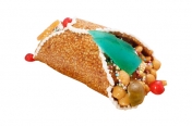 Cannolo di struffoli e croccante alle mandorle - Partycolari