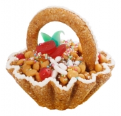 Secchiello di struffoli e croccante alle mandorle - Partycolari